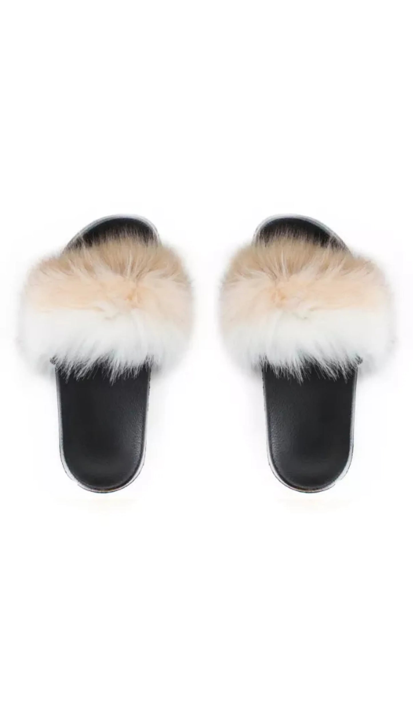 Faux Fur Slides