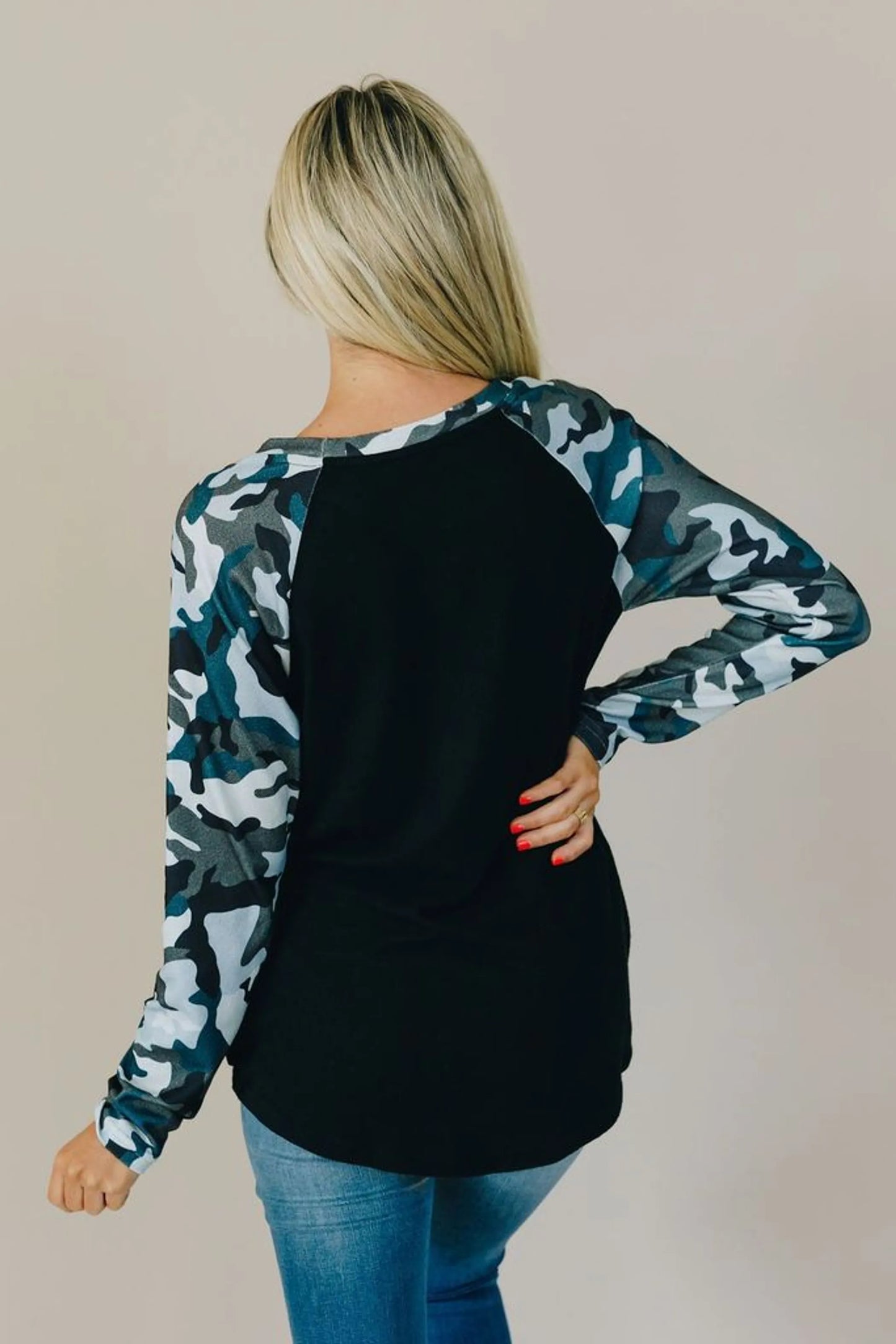 Jeremy Camo Top