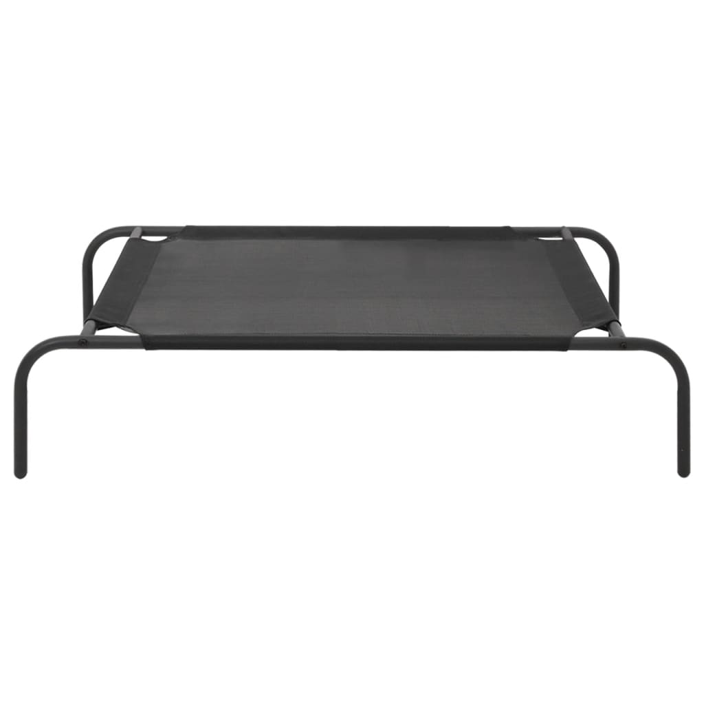 XL Elevated Dog Bed Raised Dog Cot Puppy Sleeping Bed Black -3