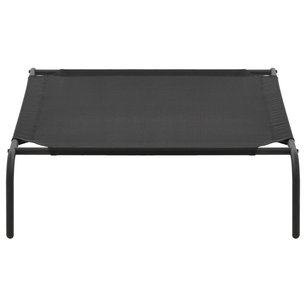 XL Elevated Dog Bed Raised Dog Cot Puppy Sleeping Bed Black -2