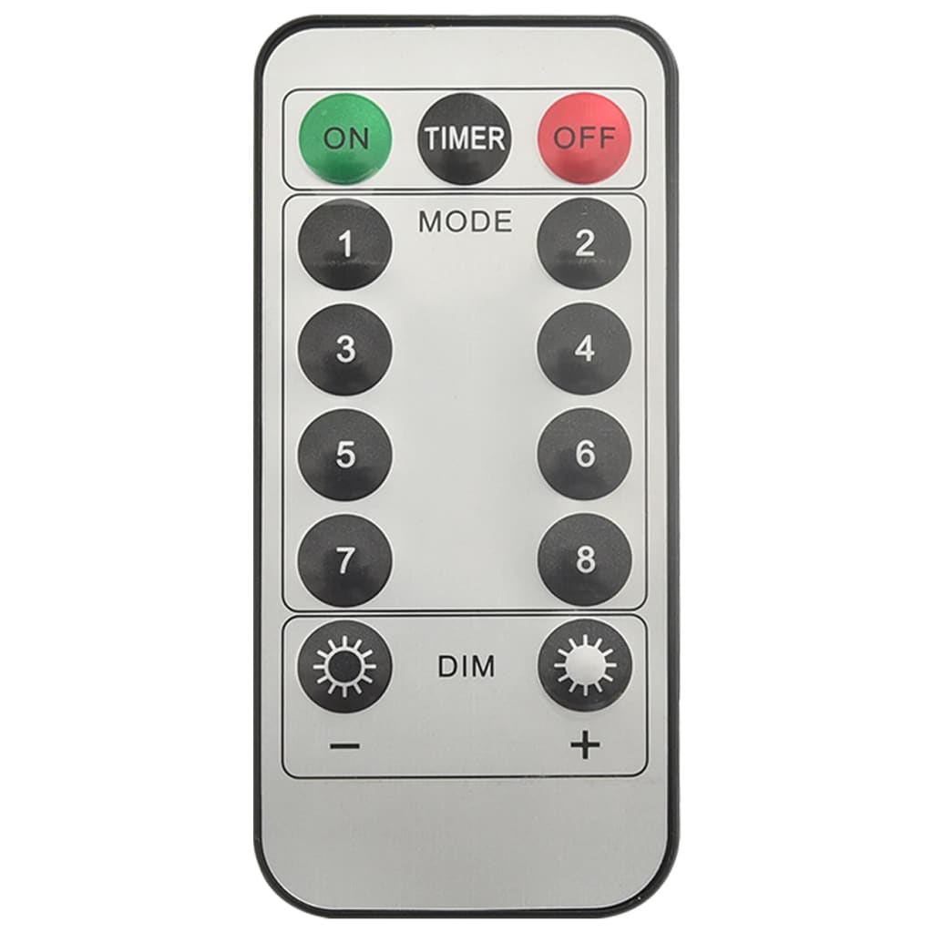 VidaXL Acrylic Icicle Lights Remote Control LED 8-Mode Waterproof Christmas Decoruations-4