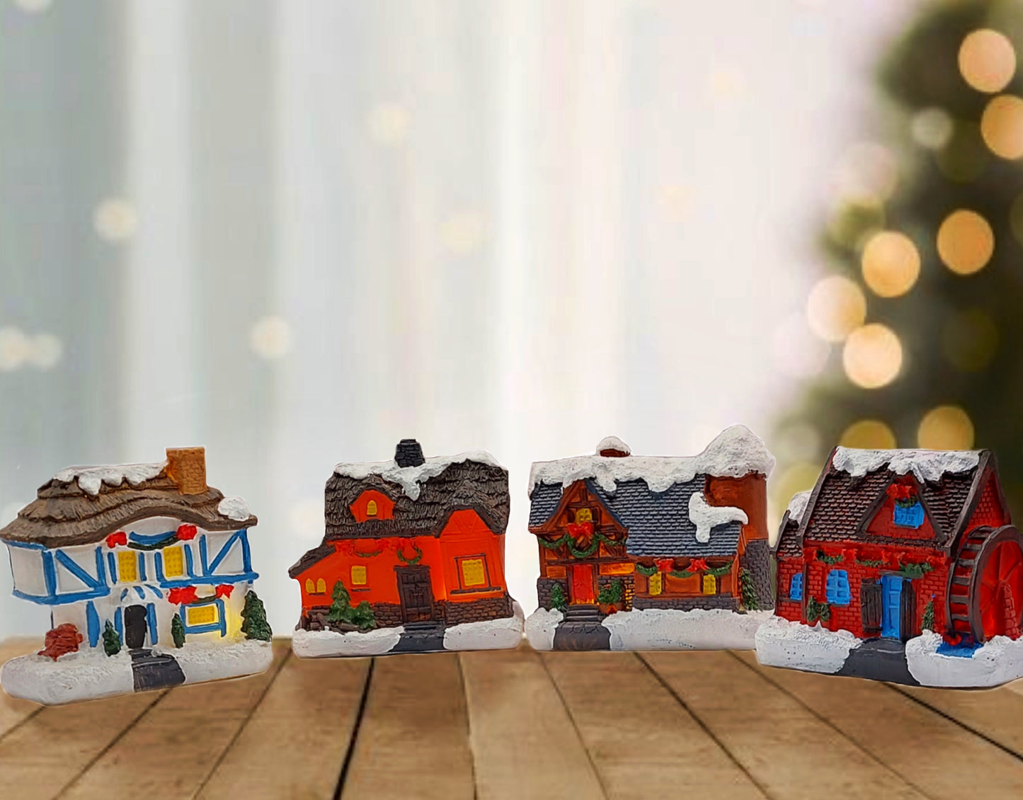 Orange House. Christmas Village Wizardi F07-N1-1-6542-2D-3