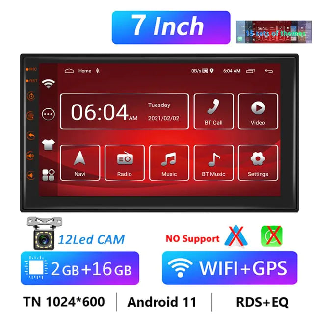 Universal 7&quot;/9&quot;/10&quot  Auto Apple Carplay Car Radio