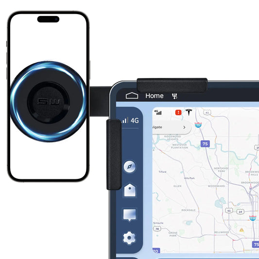 Tesla MagSafe Car Phone Mount - 360° Adjustable