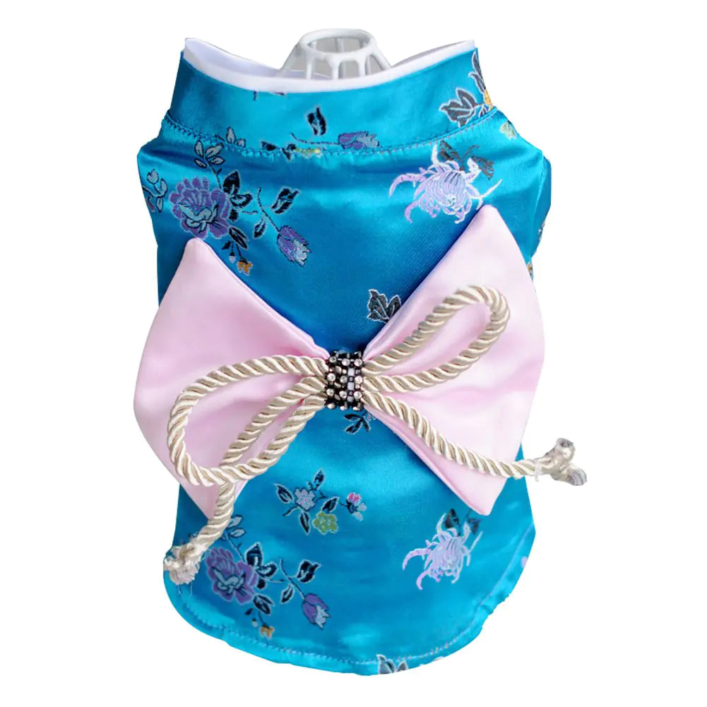 Brocade Blossom Pet Kimono S