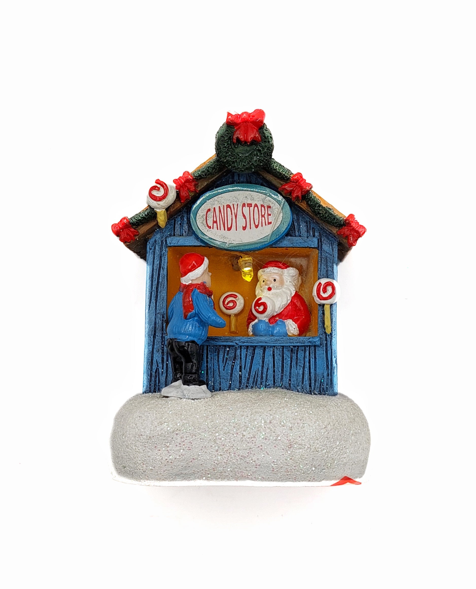 Holiday Candy Store. Christmas Village Decor Wizardi F07-N1-4-22758B-0