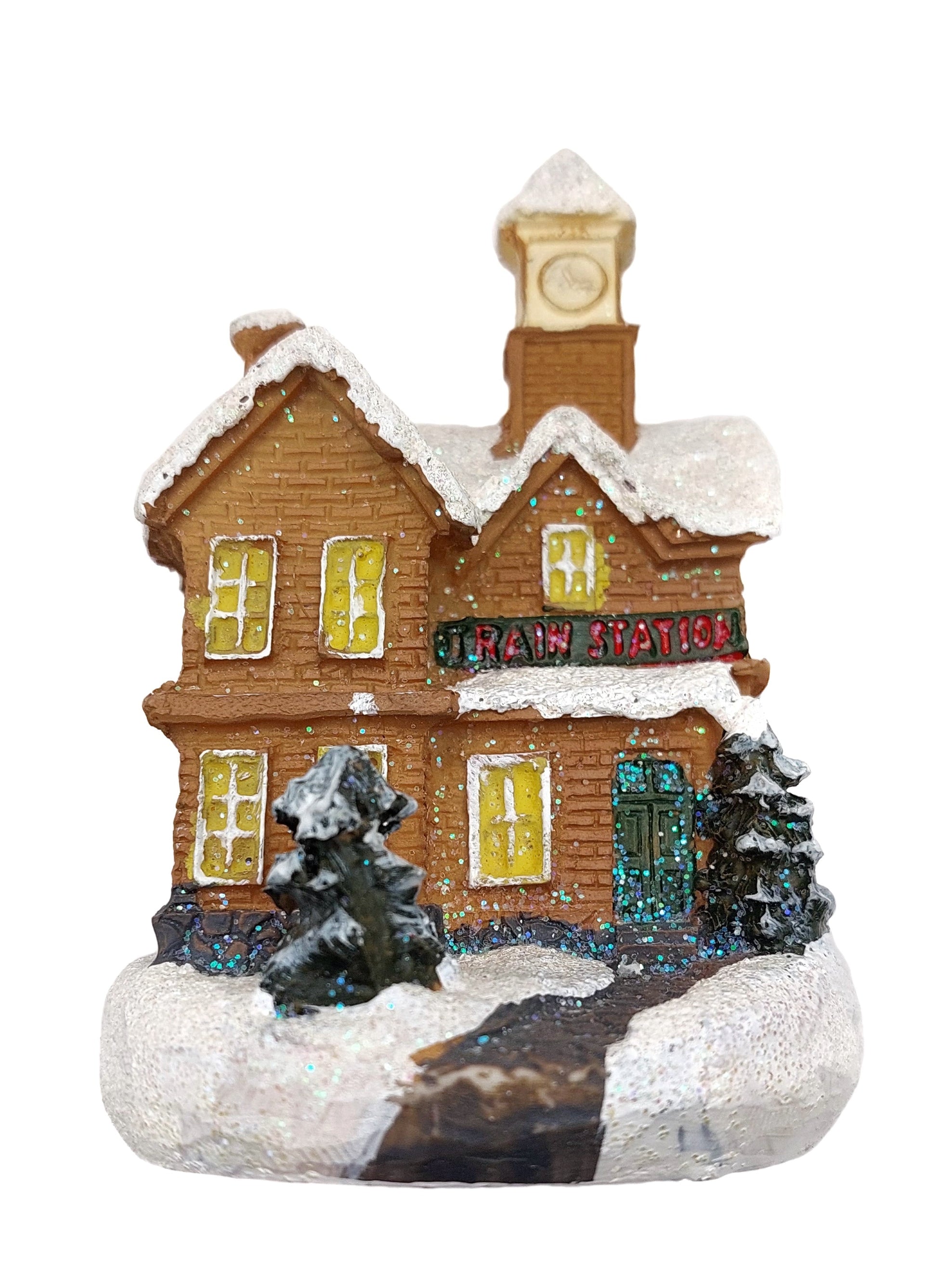 Train Station Christmas Village -0