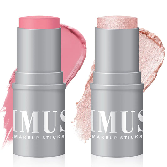 KIMUSE 2-in-1 Highlighter & Contour Makeup Sticks
