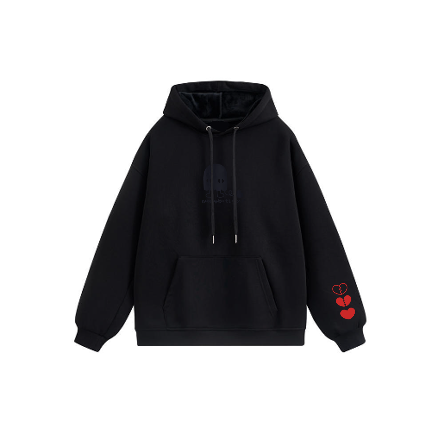  Embroidered thick hoodie-2