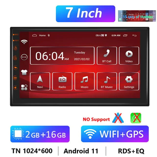 Universal 7&quot;/9&quot;/10&quot  Auto Apple Carplay Car Radio