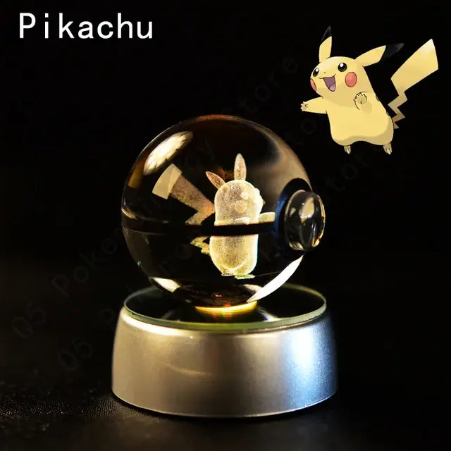 3D Pokémon Crystal Ball Lamp