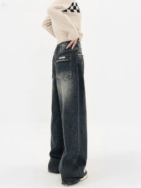 Retro Harajuku Wide Leg Jeans