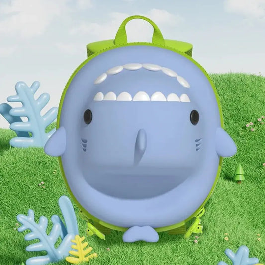 3D Shark Toddler Kindergarten School Bags