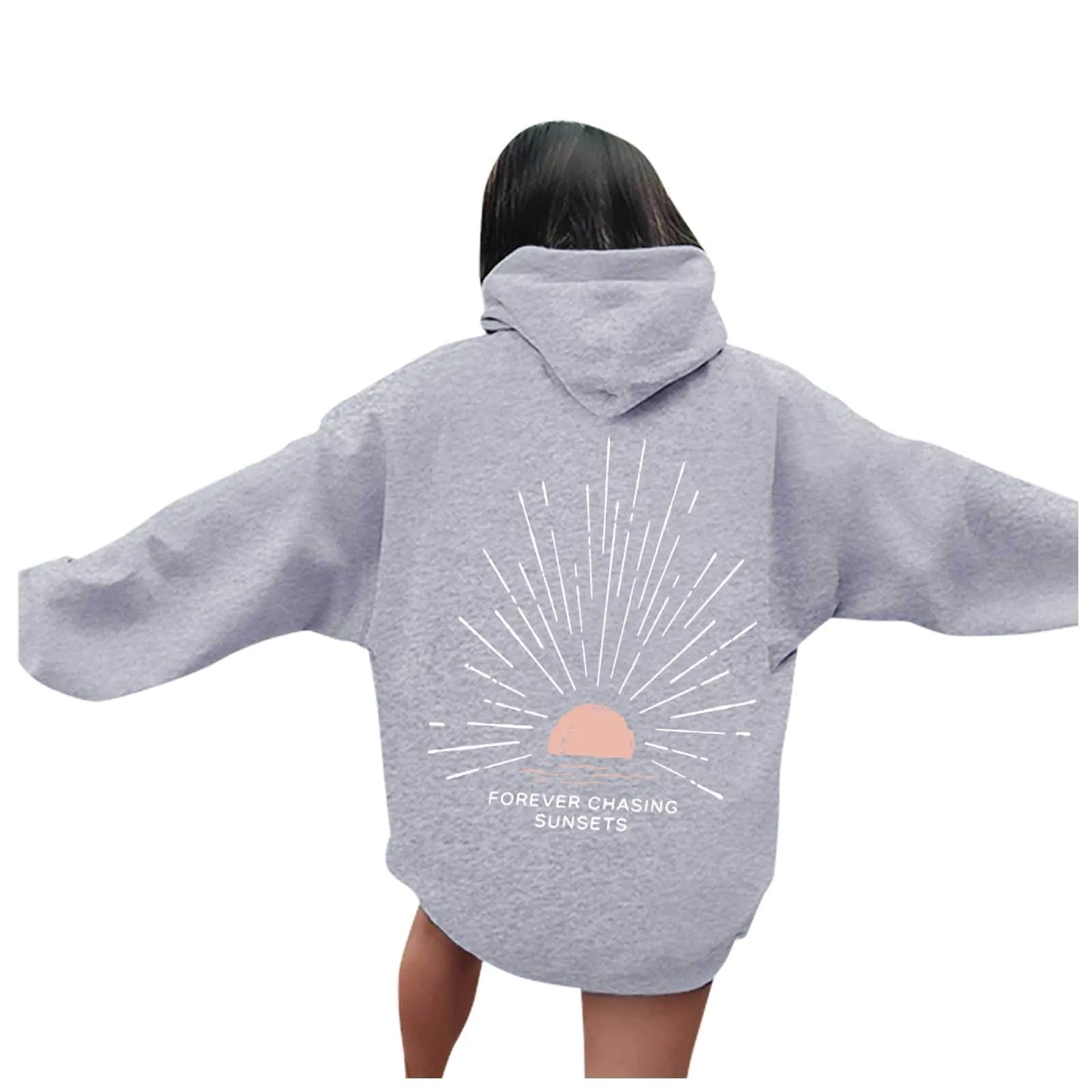 Sunset Beach Oversized Hoodie