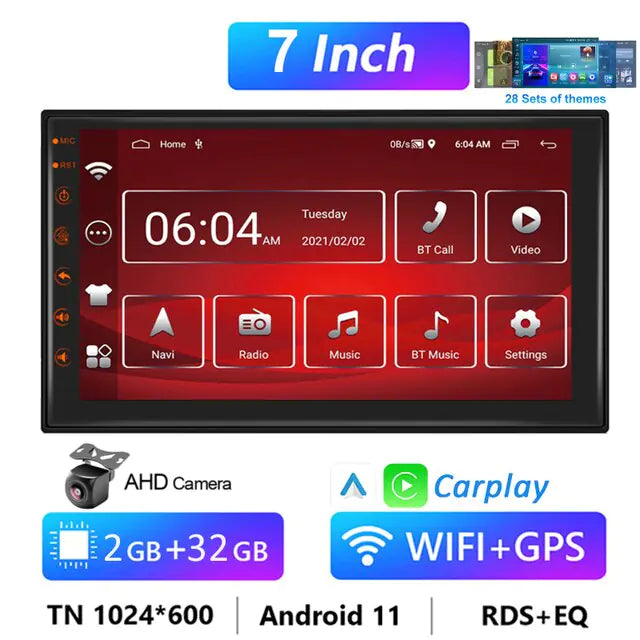 Universal 7&quot;/9&quot;/10&quot  Auto Apple Carplay Car Radio