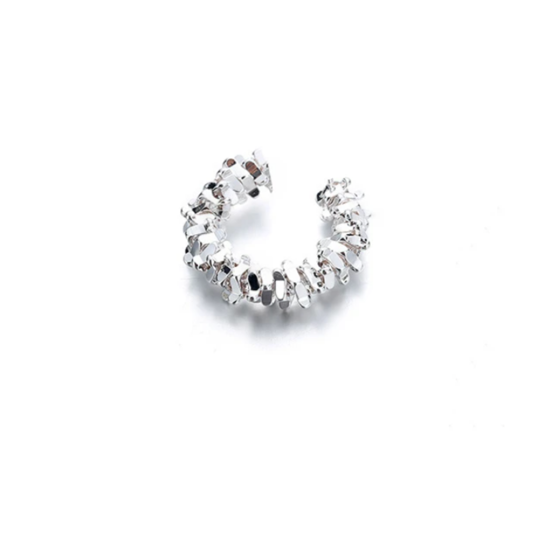 Gold Plated Star Ear Cuffs Irregular No Piercing Design-2