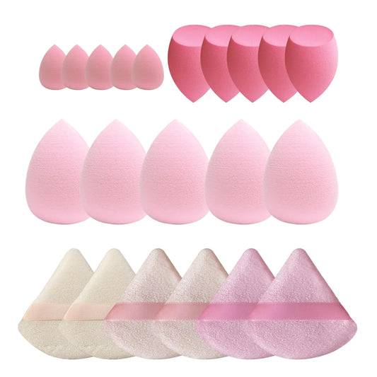 GFOUNS 21-Piece Multicolor Makeup Sponge Set