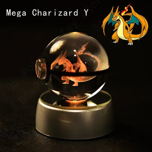 3D Pokémon Crystal Ball Lamp