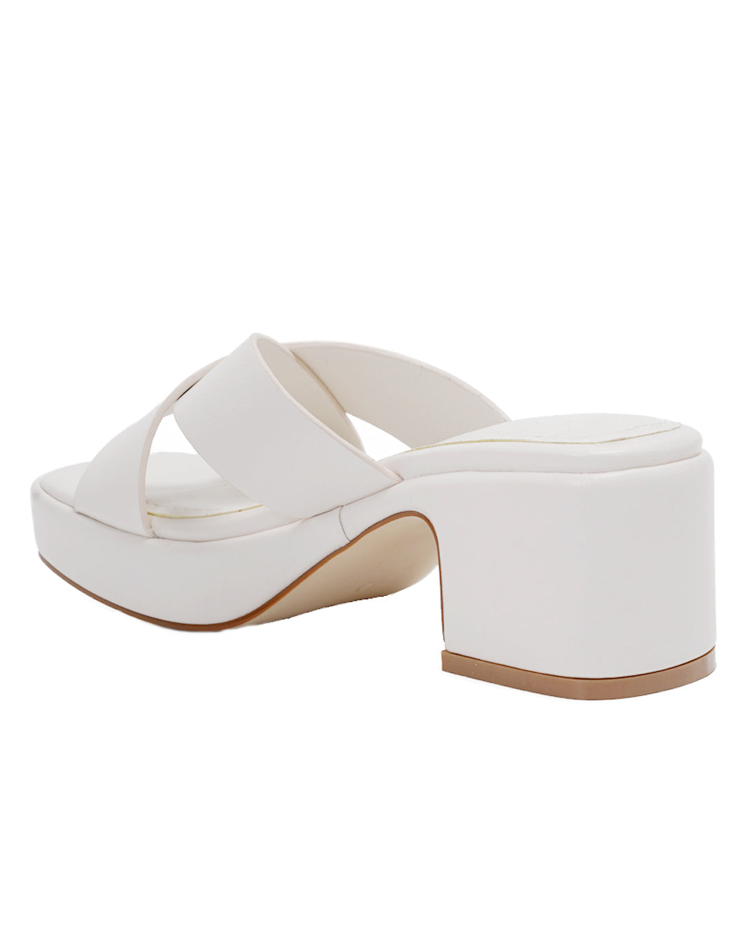 Black Pink White Platform Square Toe Padded Sandal-2