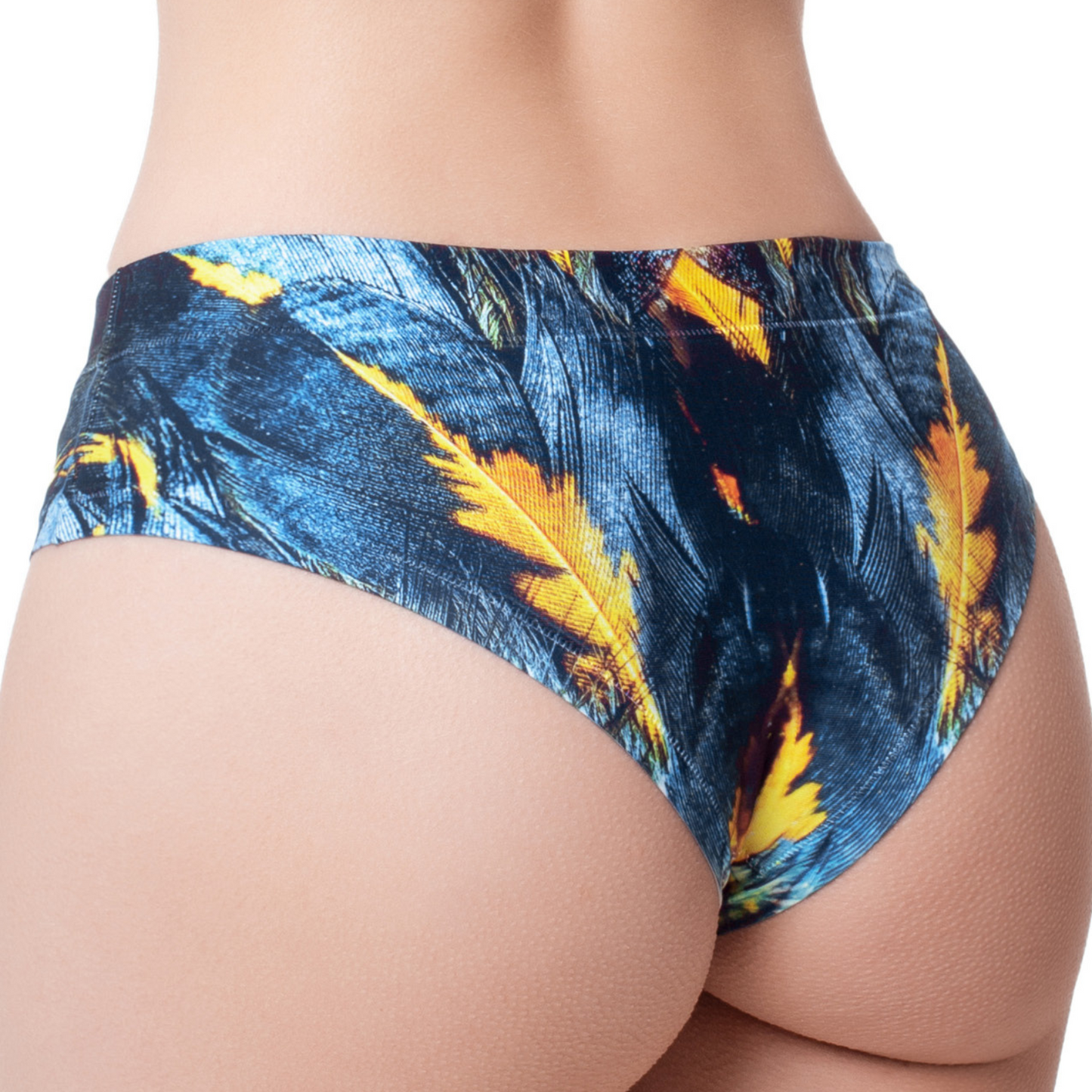 Memème Women’s Ultra-Comfortable PARADISE BIRDS - Feathers - Panties | Original Prints, Unique Designs | Breathable Cotton Crotch, Stretchy Fit, Soft Flat Seams, No Elastic Bands | Two Styles: Slip/Brief and Thong | Everyday Use-1