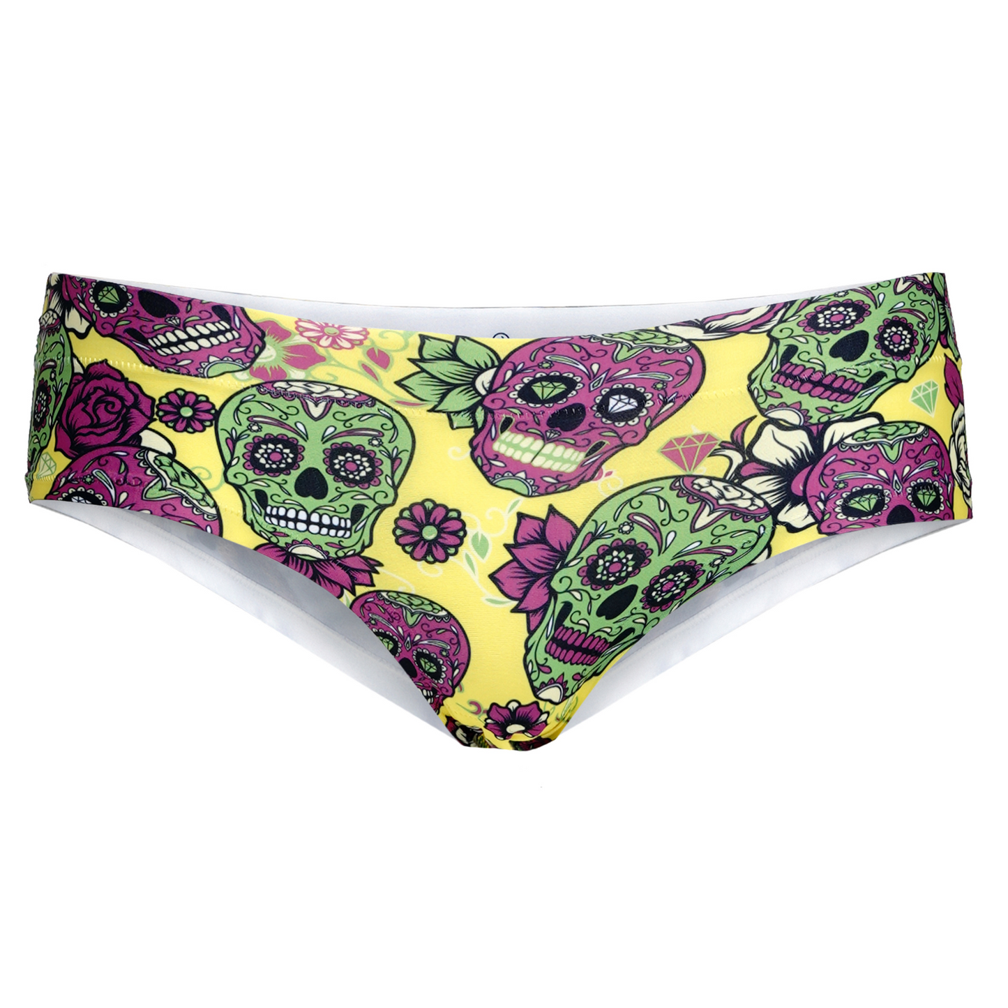 Women’s Ultra-Comfortable SKULLS LOVERS Panties | Original Prints, Unique Designs | Breathable Cotton Crotch, Stretchy Fit, Soft Flat Seams, No Elastic Bands | Two Styles: Slip/Brief and Thong | Everyday Use-2