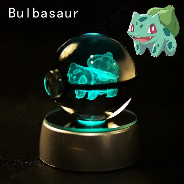 3D Pokémon Crystal Ball Lamp