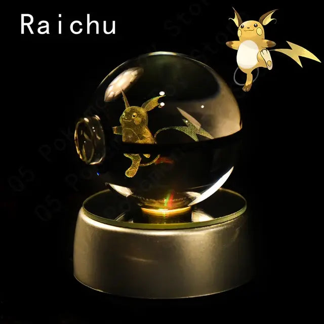 3D Pokémon Crystal Ball Lamp