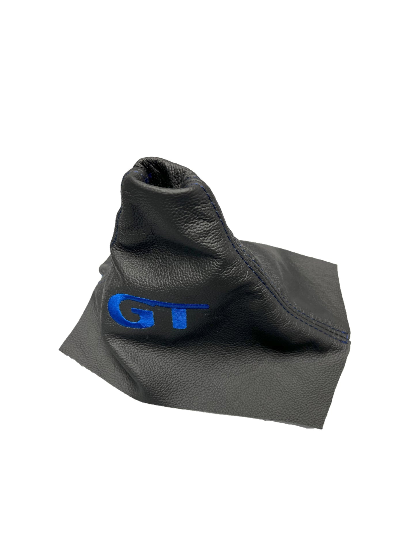 New Embroidered Real Leather MANUAL Shift Boot Cover For Ford Mustang GT 2005 2006 2007 2008 2009 2010 2011 2012 2013 2014-4