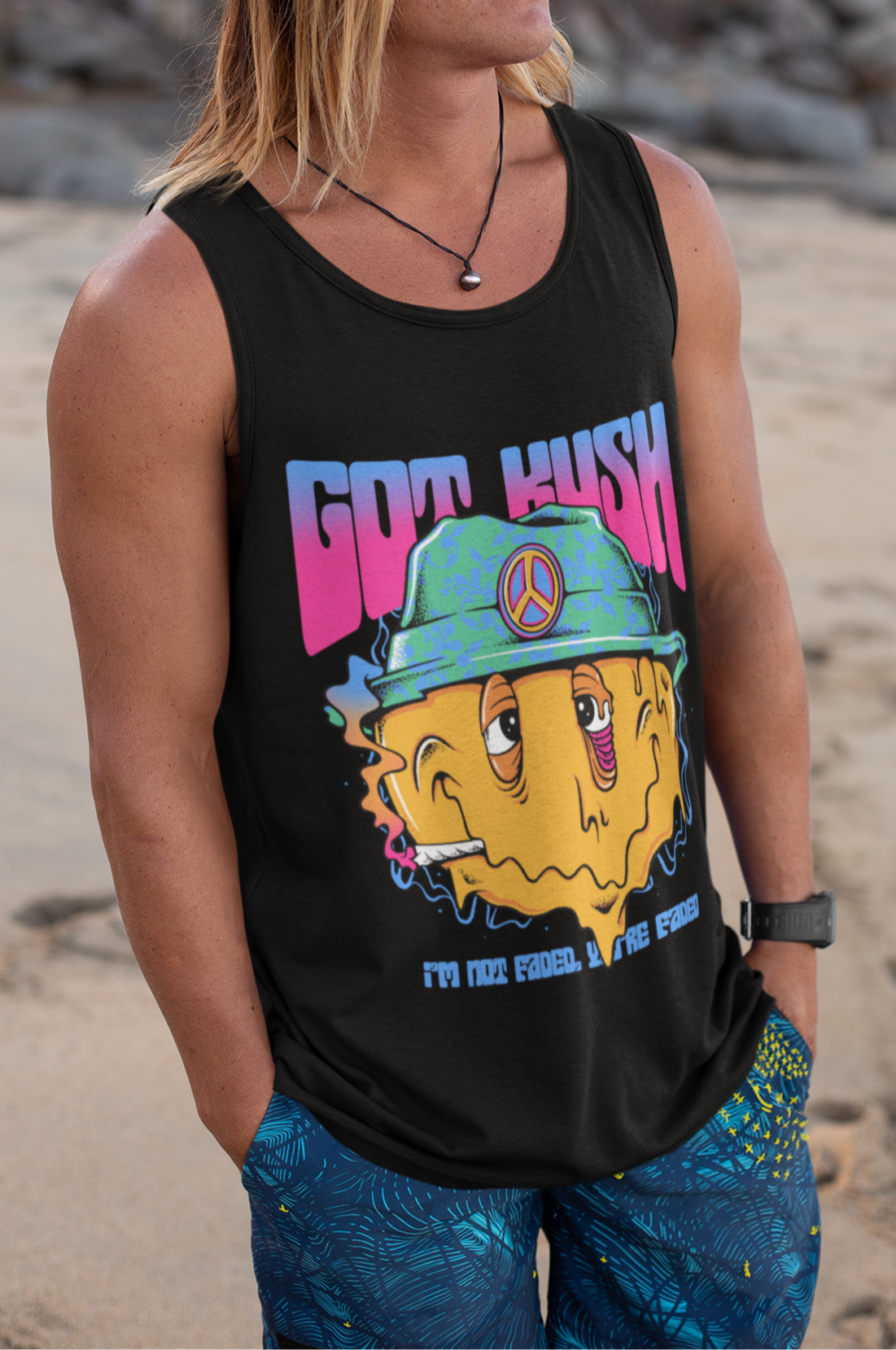 You're Faded Tank Top-0